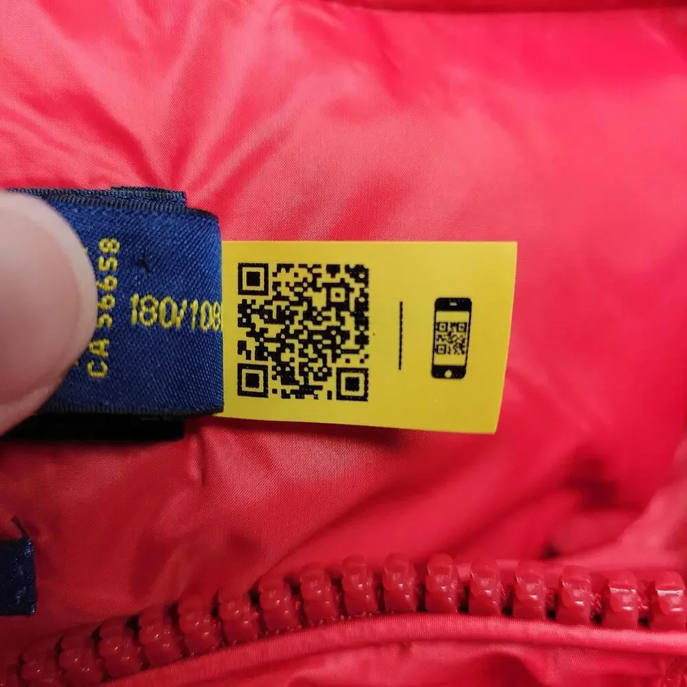 NWOT Polo Ralph Lauren El Cap Jacket 2XB Red Down Puffer Full Zip Hooded